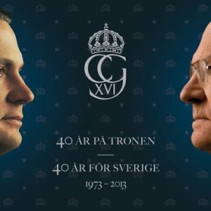 40anniCarloGustavo 40 anni di regno per Carlo XVI Gustavo