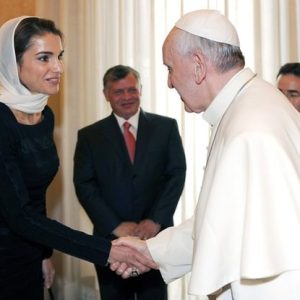 Vatican Pope Jordan I sovrani di Giordania con papa Francesco