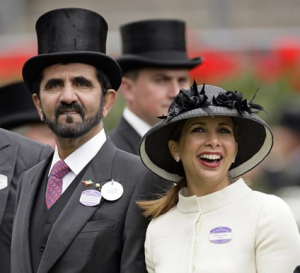 ASCOT2010 Lo sceicco e la principessa Haya ad Ascot nel 2010