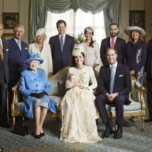 Il battesimo di George e una foto storica