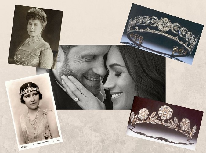 Diadema-Meghan Quale sarà il diadema nuziale di Meghan per le sue nozze con il principe Harry?