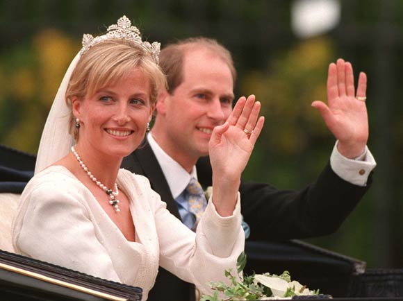Diademi-di-Sophie I diademi di Sophie contessa di Wessex: la wedding tiara