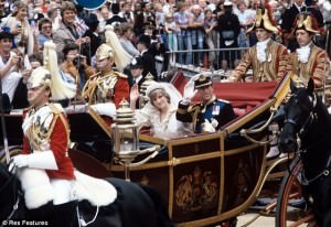 Diana-300x206 William & Kate: due le carrozze e due le torte nuziali