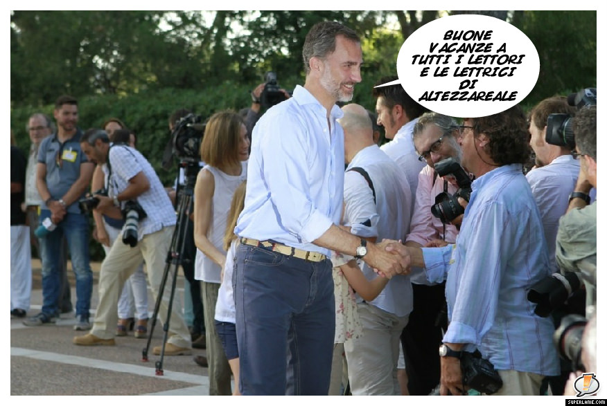 FelipeMarivent2015 Buone vacanze reali