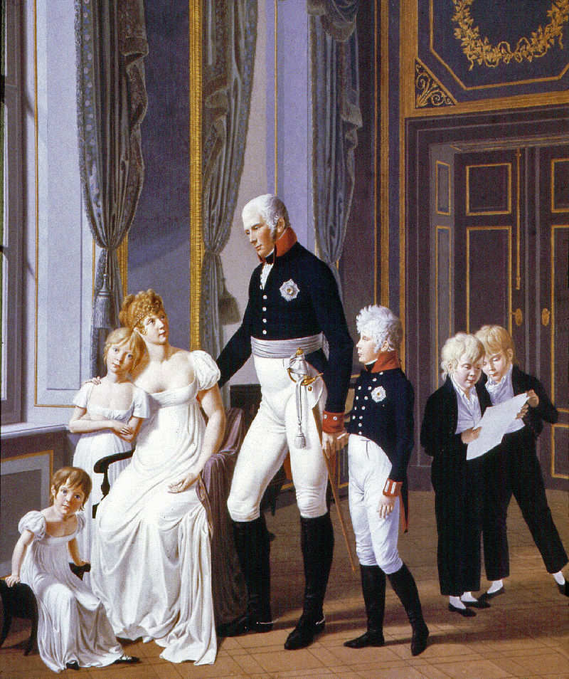 Luisa di Prussia con i figli