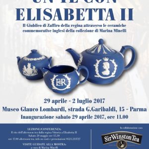 Stampa Un tè con Elisabetta II al museo Glauco Lombardi di Parma
