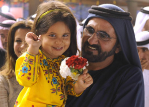 Maktoum1 Lo sceicco con la figlia Al Jalila