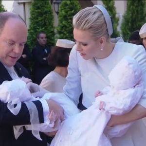 Monaco2 Il battesimo di Jacques e Gabriella di Monaco