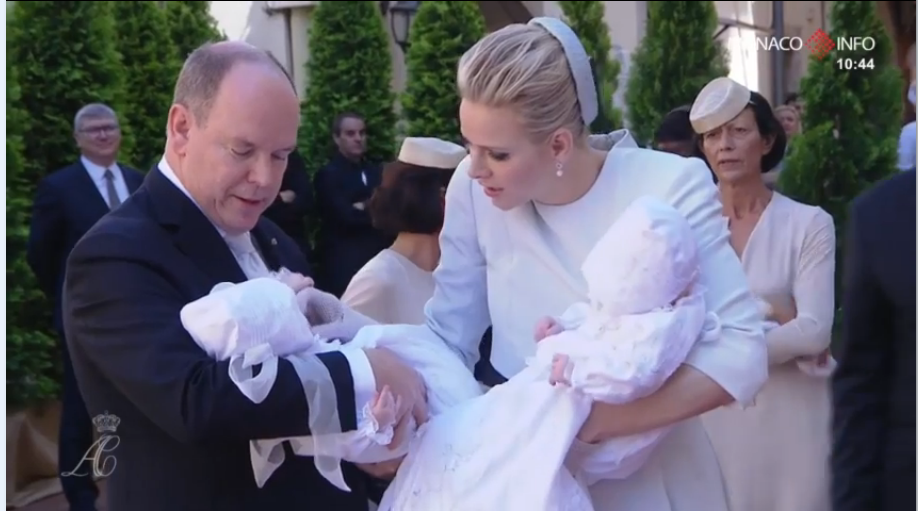 Monaco2 Il battesimo di Jacques e Gabriella di Monaco