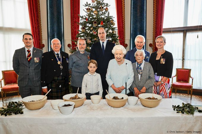 Il Christmas pudding della regina
