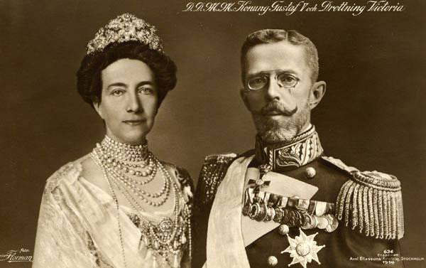 VictoriaGustavoV Victoria e Gustavo V re di Svezia