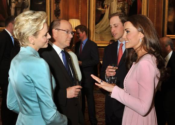 W10 Alberto e Charlene insieme a William e Kate