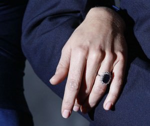 L’anello di Diana per la futura principessa Catherine