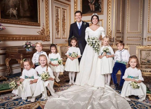 Nozze in verde con smeraldi per Eugenie e Jack sposi a Windsor